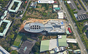 慈濟桃園八德俯瞰圖曝光！網友：根本建造「太空戰艦」