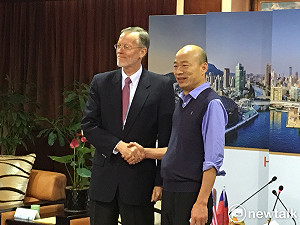 為四月赴美做安排?  AIT酈英傑拜會韓國瑜