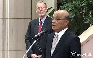 接見酈英傑 蘇貞昌：希望AIT協助推動台美閣員互訪