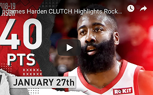 NBA／哈登連續25場30分追平史上第3　火箭仍吞2連敗(影)