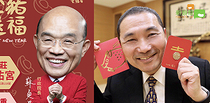 大年初二廟宇參拜 蘇貞昌、侯友誼不忘推薦立委候選人