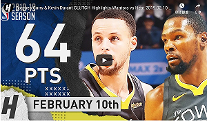 NBA／KD狂攻39分　率勇士克服19分落後逆轉熱火(影)