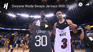 NBA／柯瑞秒變迷弟  賽後和韋德交換球衣(影)