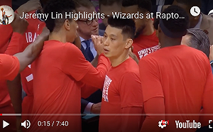 NBA／林書豪厭倦「看」季後賽　加入強隊暴龍好像作弊(影)