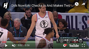 NBA／寶刀未老！諾維斯基明星賽外線3投3中(影)