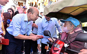 回應蘇貞昌  韓國瑜：禿頭不要刁難禿頭