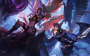 《英雄聯盟》判若兩人！凱爾、魔甘娜美術圖更新