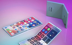 摺疊機大戰開打！蘋果首款可折螢幕iPhone渲染圖曝光