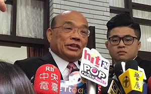 朱立倫表態「重啟核四」 蘇貞昌：選情有點被邊緣 只好吃重鹹