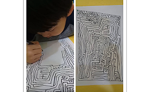 媽抱怨5歲兒超愛「畫迷宮」　網友一看驚呆：長大不得了