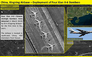 謀我日亟？共軍武嚇 轟6機「前推」廣東 距台450公里