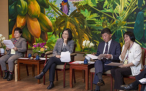 蔡英文：儘快將平價的機構性照顧建立起來