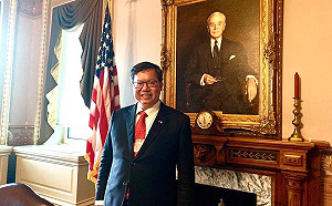 鄭文燦入白宮行政辦公室解密  外交部：AIT安排的