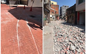傻眼！花300萬重鋪苗栗老街　半夜「電動車亂入」全毀了