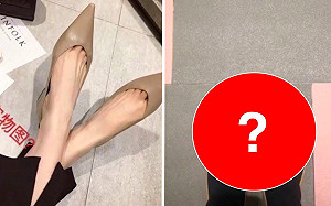 她網購尖頭鞋..穿上變「米妮中指腳」網笑翻：腳胖錯了？