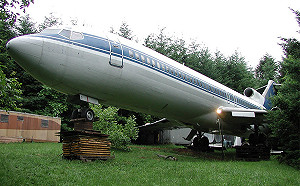 波音727當豪宅20年　最狂爺爺把飛機停在森林裡