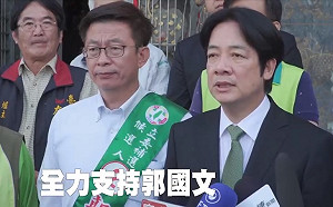 輔選郭國文！賴清德：民進黨去年選舉大敗 習近平才肆無忌憚