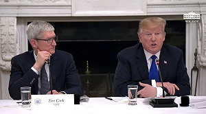 川普累了嗎？會見蘋果CEO庫克 口誤稱「提姆蘋果」