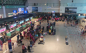 高壓迴路故障！桃機無預警停電作業大亂