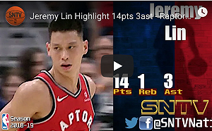 NBA／林書豪外線終於開張  砍14分率暴龍拿下季後賽門票(影)