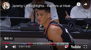 NBA／林書豪找回外線手感　再飆三分球率暴龍滅熱火(影)