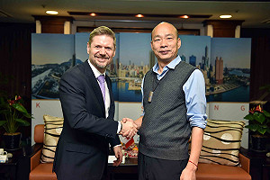 接見加拿大貿易辦代表  韓國瑜：歡迎加國師資來高雄當種子教師