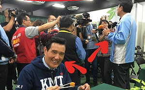 花絮》馬英九「顧巴豆」 謝龍介大推地瓜「好吃擱袂大箍」