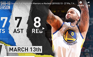 NBA／表弟繳勇士代表作　狂砍27分帶領球隊贏火箭(影)