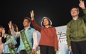 彰化立委補選》勇敢承擔！蔡英文卓榮泰站台力挺黃振彥