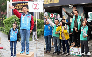 三重立委補選》藍綠PK！綠營府院大咖盡出 藍營韓家軍力挺