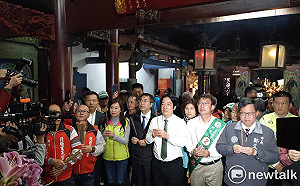 郭國文選前之夜拚人氣  黨內大咖聚集力挺