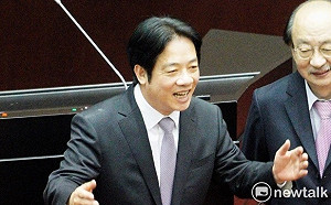 賴清德領表參選新系不知情？人渣文本：看誰陪他去登記