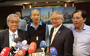 接見澳門供應商聯合會採購團 韓國瑜：我可以到澳門選特首了