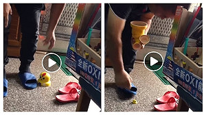 被孫惡搞！撿好撿滿笑容漸漸母湯　阿公爆氣譙三字網笑翻