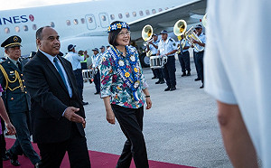 蔡英文贈諾魯總統「采玉大勳章」 將見證兩國海巡合作協定簽署