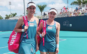 網球／詹家姊妹抱病上場晉級　8強對手不好惹