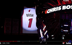 NBA／向波許致敬！熱火球場高掛1號球衣(影)