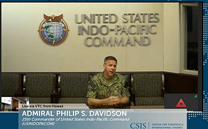 美軍印太司令：一國兩制統一方案非兩岸共同意願