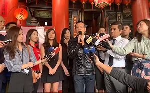 孫大千宣布參選北市立委  韓冰站台讚：他是戰將