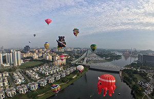 Oh bear出國去！世界首航 台灣喔熊飄揚大馬天空