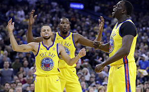 NBA／噴裁判涉嫌簽賭　勇士三人吞鉅額罰單(影)