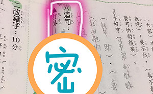 兒子造句曝「恐怖計畫」…媽一看嚇歪攔截：爸爸不能看！