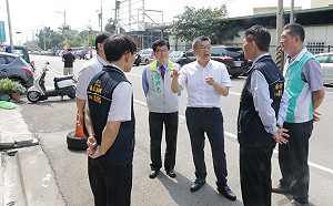 梧棲區港埠路路平工程  蔡其昌爭取中央補助5月可完工