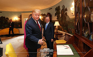 文在寅登門遊說  川普：可能再次與金正恩會面