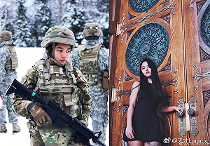 成為美國空降兵的中國女孩　25歲火辣華裔網路爆紅