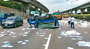 不讓掉落物成國道殺手！交通部將統一貨運裝載規定