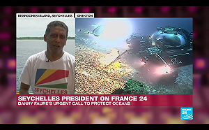 籲保護海洋  塞席爾總統首創親下121米深海演說