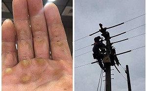 店員找零丟桌上　工人曬「滿手黃繭」嘆：沒有我們哪來電