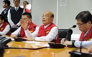 規模6.1強震襲台 蘇揆：好在災情不大「鬆了一口氣」
