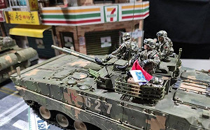 王浩宇PO解放軍登台模型照 意外引爆「各自表述」